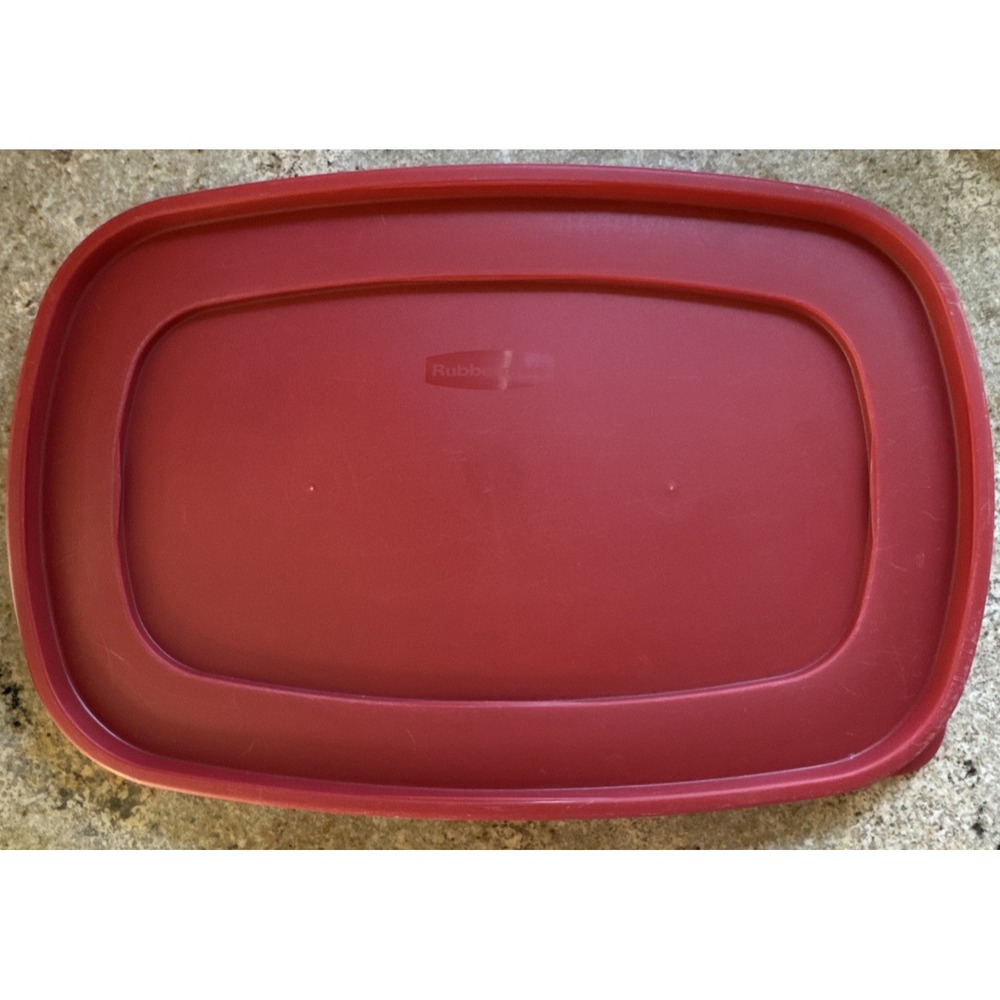 Rubbermaid 7J75 Red Replacement Lid ONLY for Easy Find Storage Container 16x11"